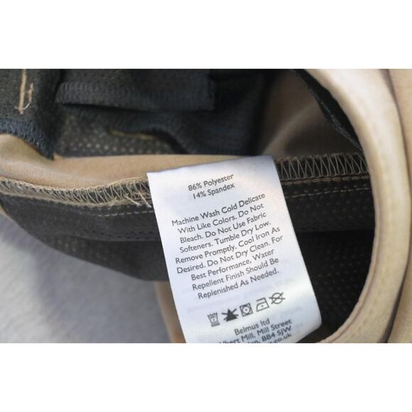 Eddie Bauer Polyester Stretch Cargo Shorts Beige Hiking Camp 10" INS Mens Sz 34 - Picture 7 of 9